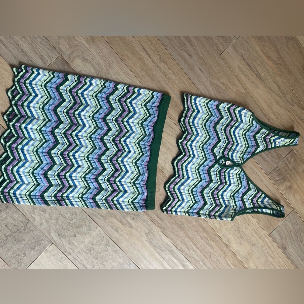 Ronny Kobo Collection Multicolor Chevron Knit